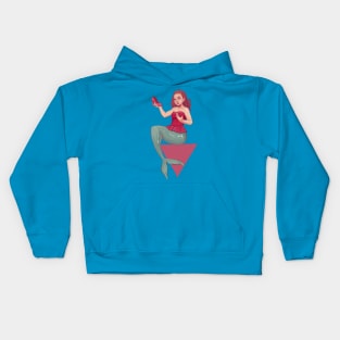 Mermaid Shoes Kids Hoodie